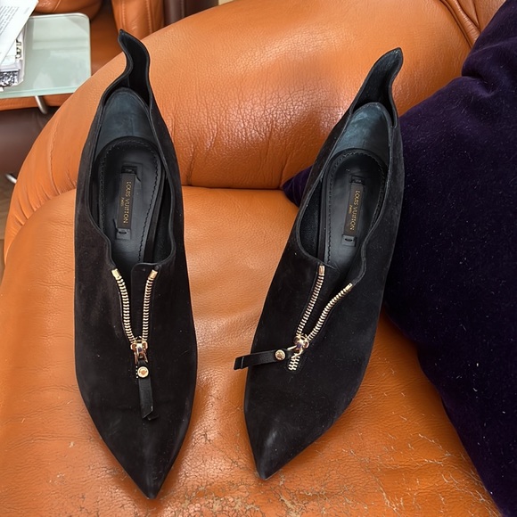 Rare Louis Vuitton Diabolik low boot 10 cm Booties sz 41. Black Suede.pre loved - Picture 4 of 14